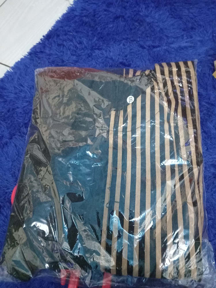 Tey-17 Batik Wanita Asj Sa Hrb026 Kenongo Kemeja Tosca Pendek