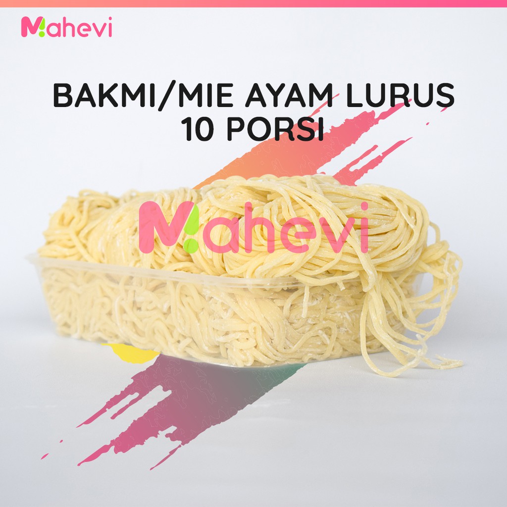 Jual Mie Mentah Lurus Premium Untuk Mie Ayam Bakmi Halal 1 Box Isi 10 Porsi Shopee Indonesia 