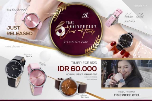 JIMS HONEY JAM TANGAN WANITA JT 8123