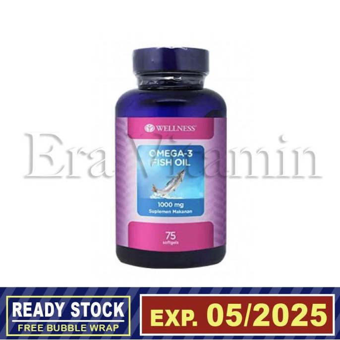 Wellness Omega 3 Fish Oil 1000mg 375 softgell