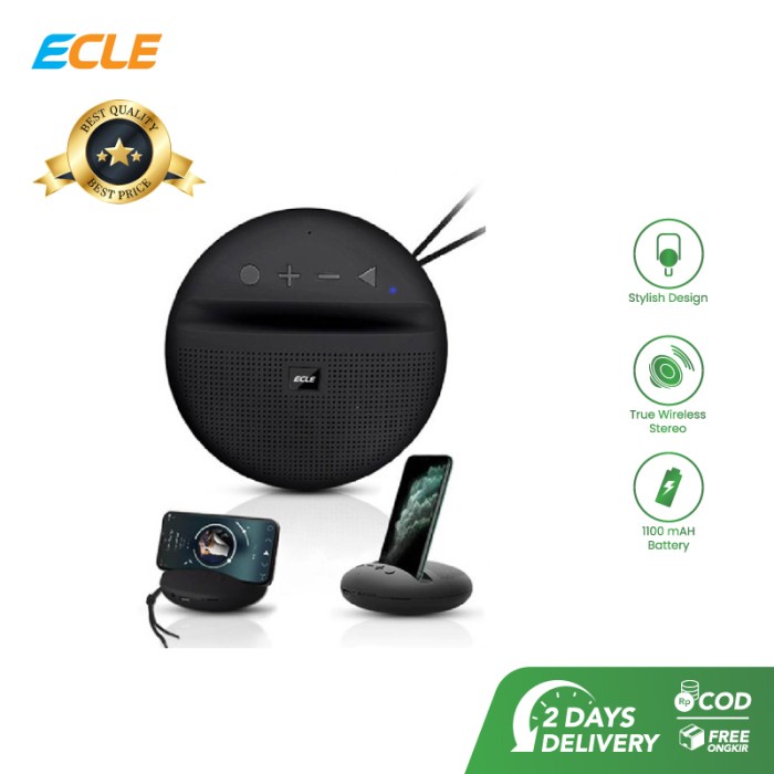 Ecle Bluetooth Wireless Speaker Mini Portable Super Bass Stereo