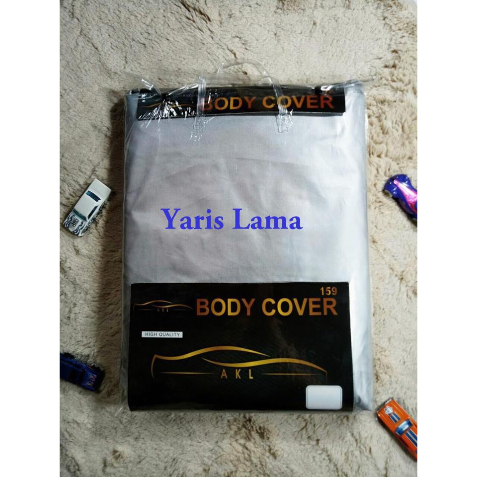 Yaris Lama Silver Coating Body Cover Mobil/Sarung Mobil/Selimut Mobil