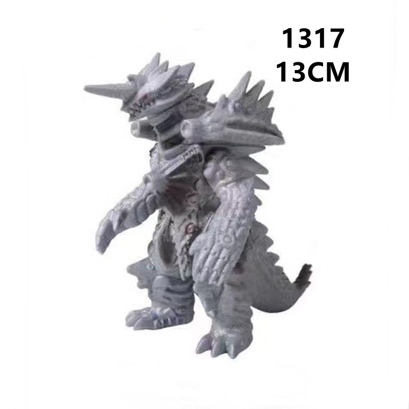 Mainan Boneka Action Figure Anime Ultraman Monster Gomora King Black Godzilla Ukuran 12-14CM Untuk Koleksi