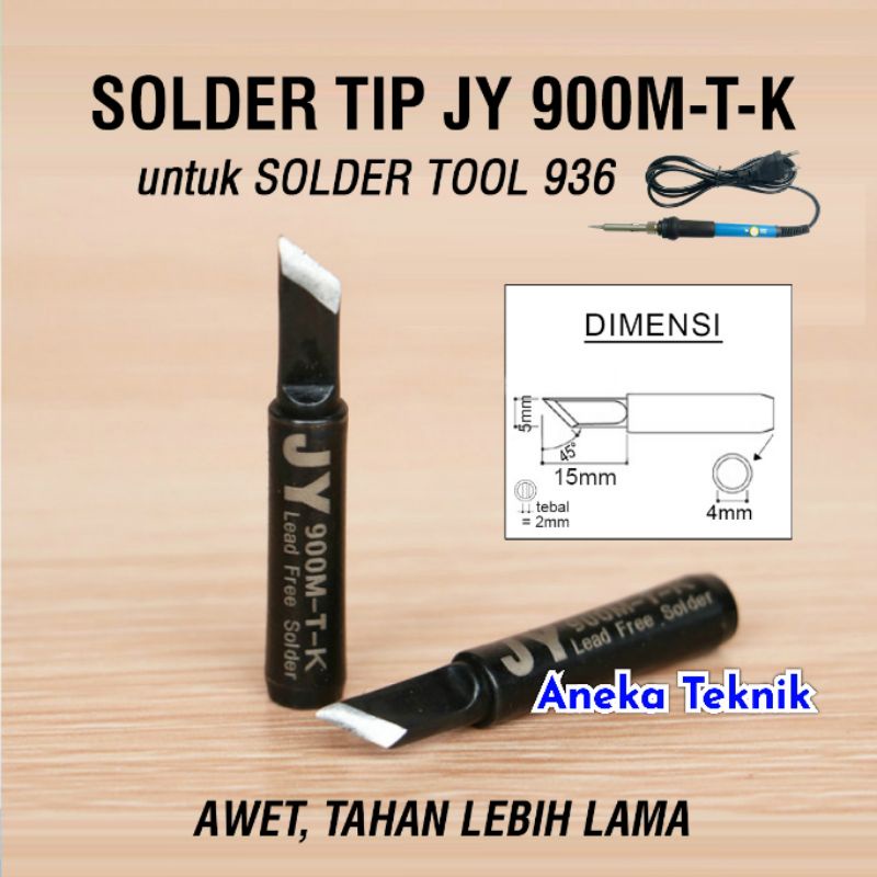 Mata Solder / Solder Tip JY 900M-T-K for Solder Tool 936