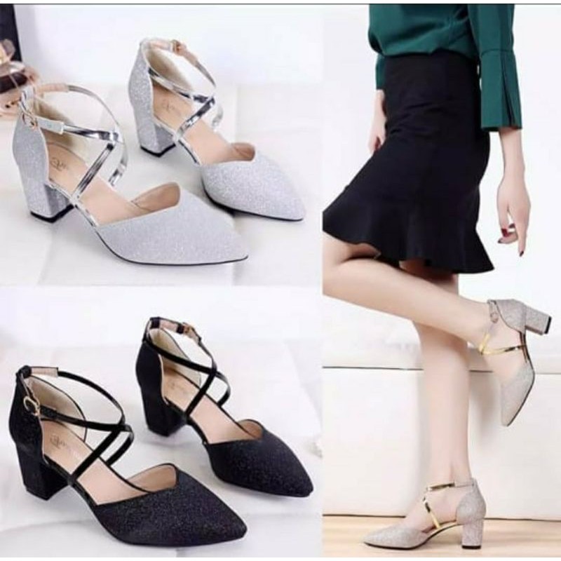 heels chunky hak tahu sl13