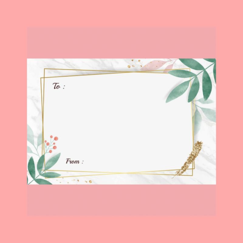 Jual KARTU UCAPAN/GREETING CARD/GIFT CARD/KARTU UCAPAN POLOS | Shopee