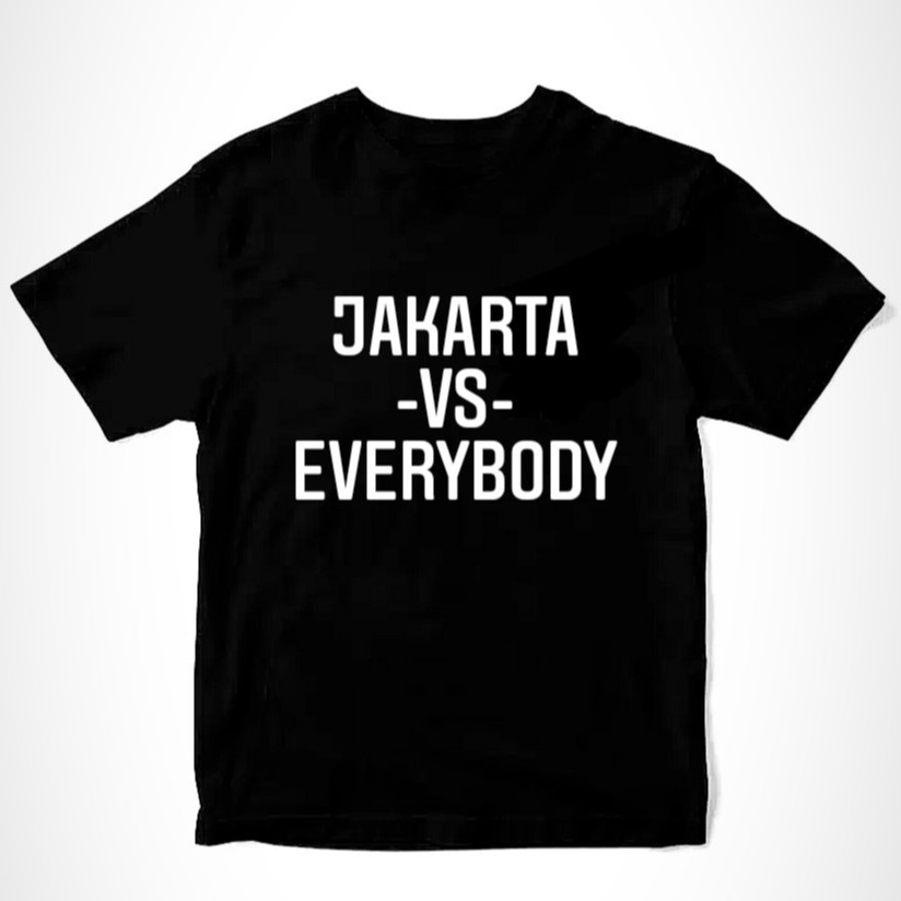 Kaos Distro Jakarta Vs Everybody Tumblr T Shirt Jakarta Vs Everybody Shopee Indonesia