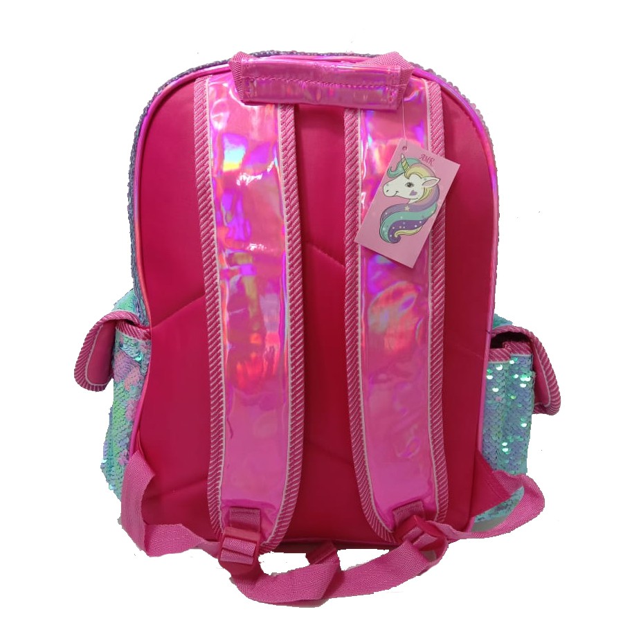 Tas Backpack Sequin Tas Sekolah SD Anak Perempuan