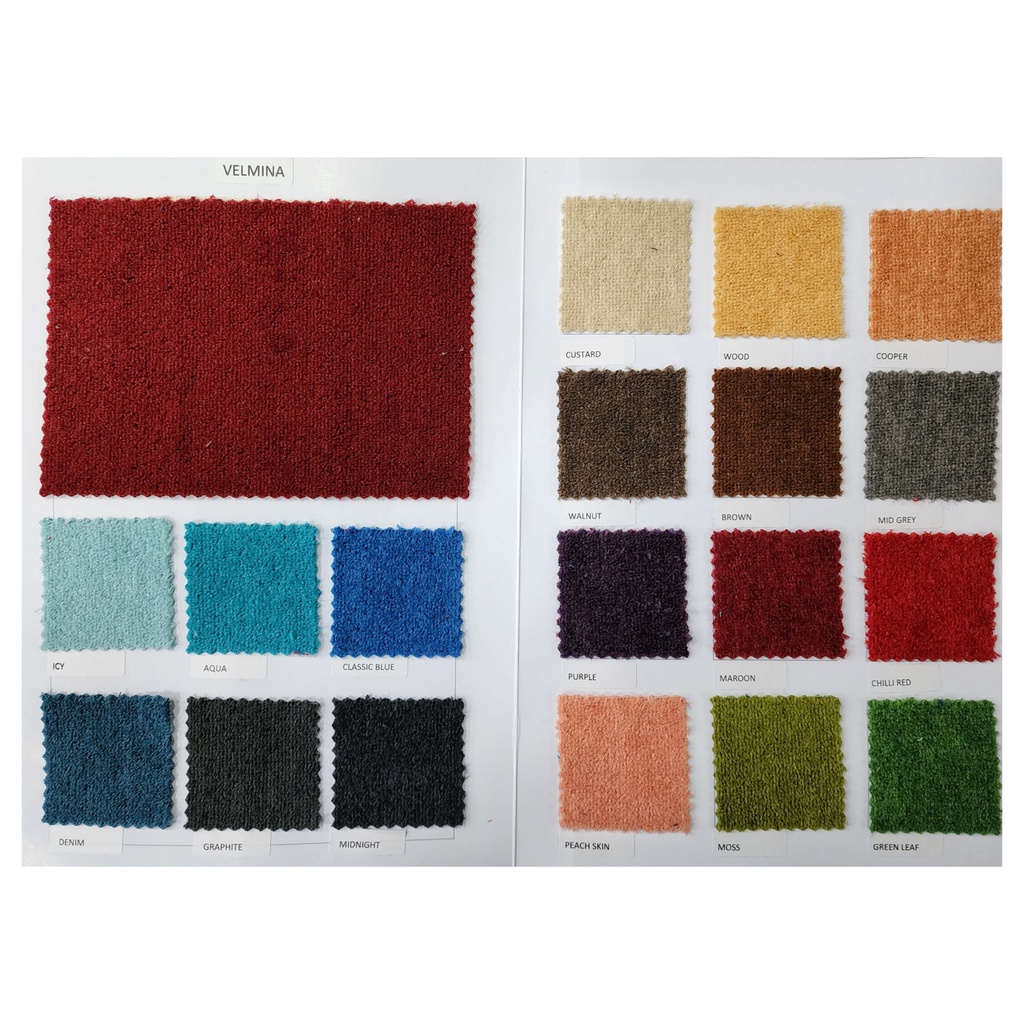 KAIN SOFA/KAIN KURSI BULU HALUS POLOS - VELMINA - REGENCY - INTERIOR