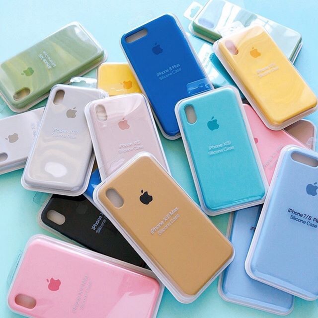 SILICONE CASE Pinksand Grey Tosca Yellow Deepblue Ip6/6s/6+/6s+/7/7+/8/8+/X/Xs/Xr/XsMax