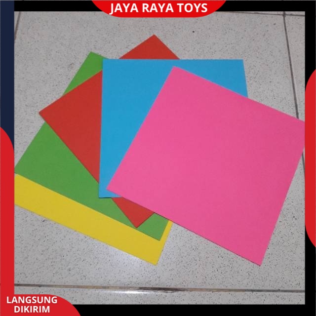 SATU PACK (ISI 25 LEMBAR ) ORIGAMI KERTAS LIPAT DUA SISI FORTE 16 X 16 DOUBLE FACE Bisa Cod