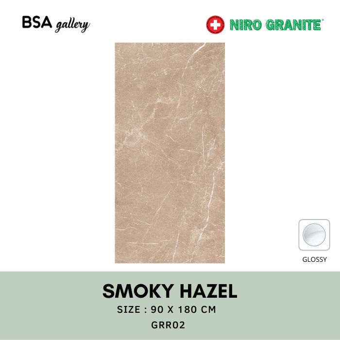 NIRO GRANIT 90X180 SMOKY HAZEL / GRANIT BESAR LANTAI DINDING MEJA