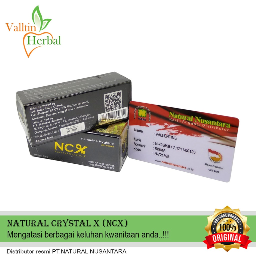 Natural Crystal X Nasa - NCX - Obat Keputihan - Obat Pelancar Haid