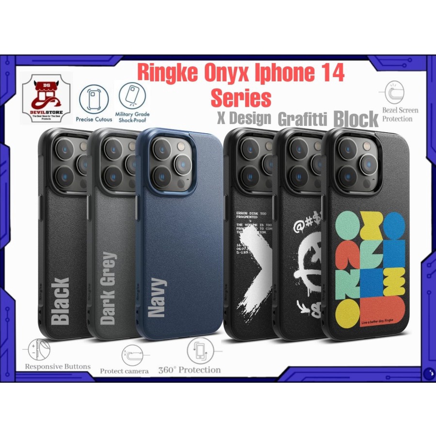 Ringke Onyx Case Iphone 14 Pro Max / 14 Pro / Iphone 14 Plus / 14 Ori