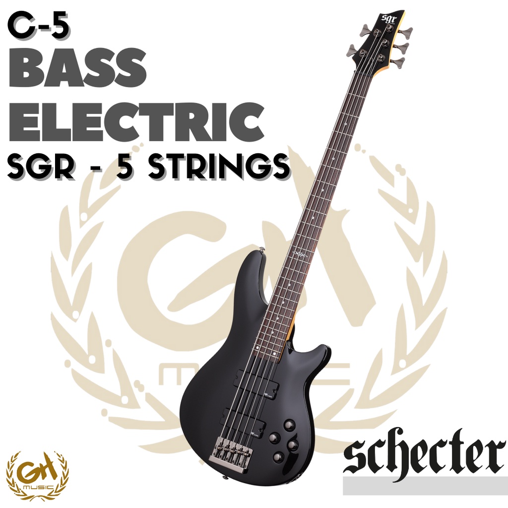 SCHECTER C-5 SGR ELECTRIC BASS