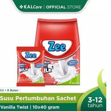 

susu zee renceng 400 gr ( isi 10 sachet ) rasa vanila