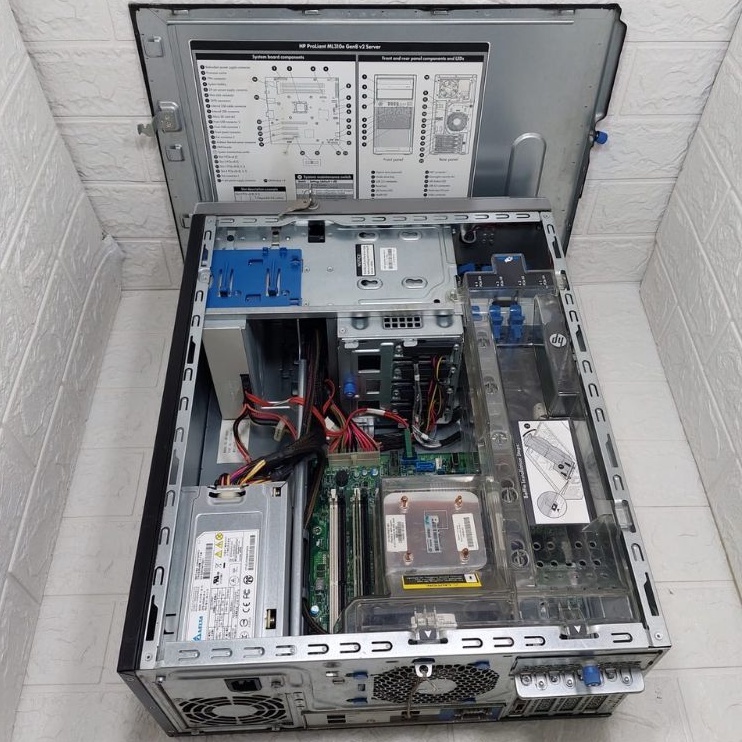 HP Proliant ML310e Gen8 v2 Server Tower Ram 8Gb (8Gbx1) HDD 1TB