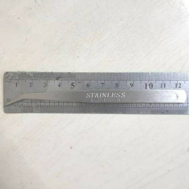 Pinset Benang 125B Tebal 1mm Stainless Steel / Tweezers Stainless