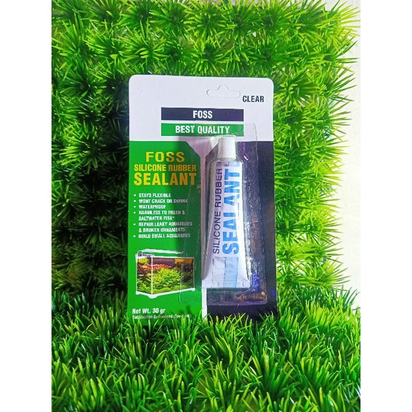 

LEM KACA FOSS 30 GRAM SILIKON AQUARIUM/ SEALANT/LEM KACA/30 GRAM