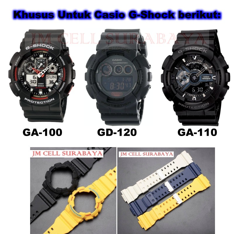 Tali Strap Case Khusus Casio G Shock GA-100 GA-110 GD-120 GA100 GA110 GD120 GD100