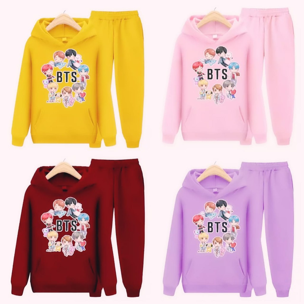 HOODIE BTS  ANAK SWATER ANAK LAKI LAKI SWATER ANAK PEREMPUAN 1-5THN  HARGA GROSIR