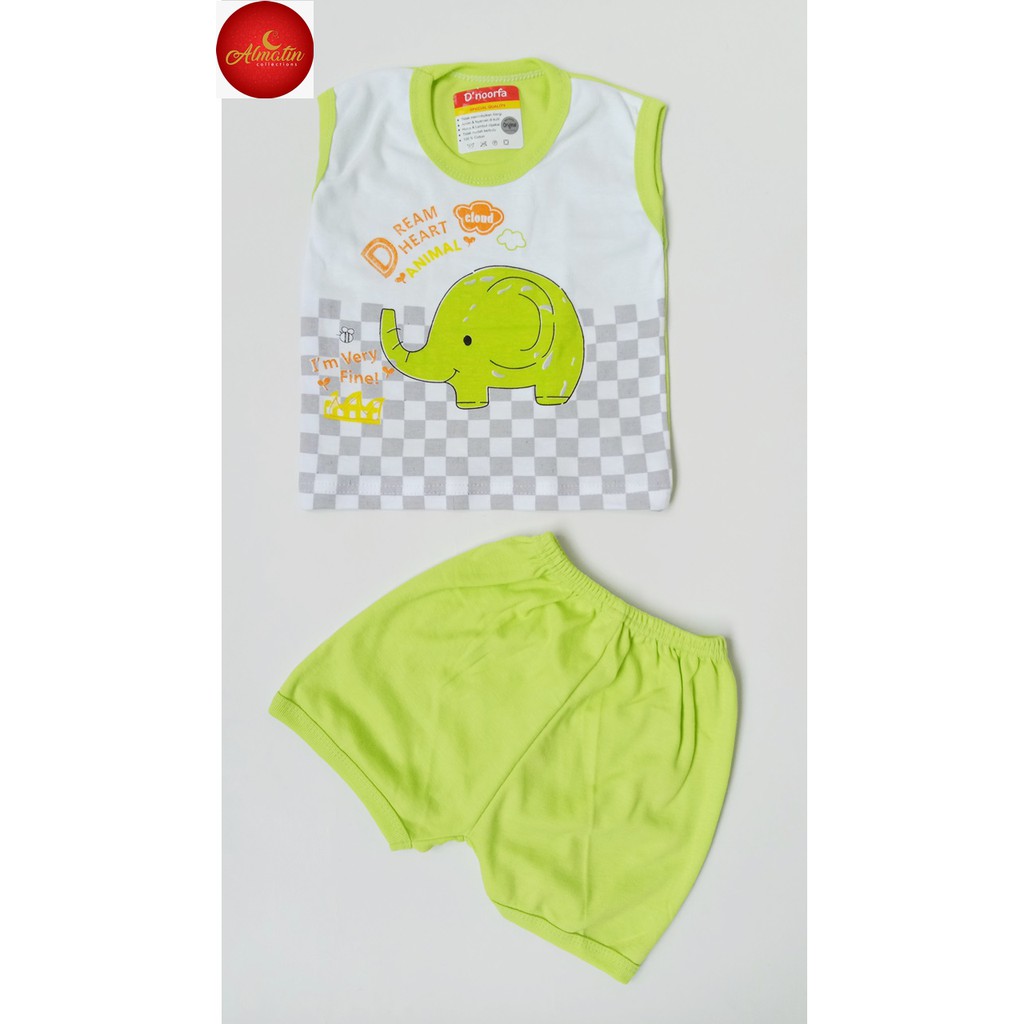 Kaos Kutung Anak / Kaos Singlet Anak Dapat 3 stel / Setelan Baju Bayi Murah Lengan Kutung 3 Stel