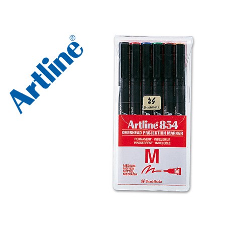 

PULPEN MARKER OHP ARTLINE EK 854 6 WARNA