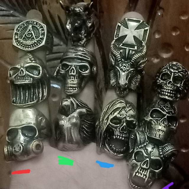 Skull ring gold part 4