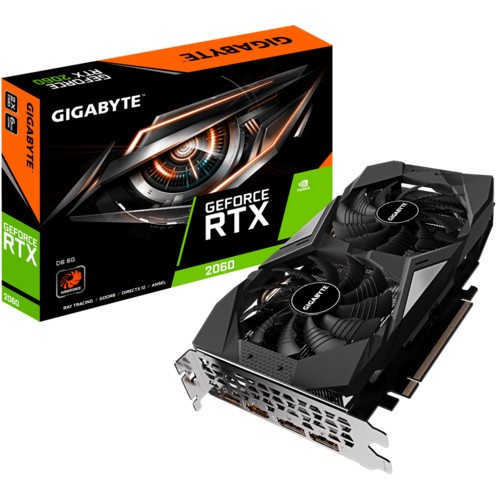 VGA Gigabyte Geforce RTX 2060 RTX2060 6GB DDR6 192 BIT Resmi