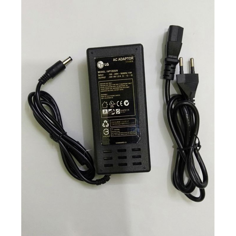 adaptor monitor tv LCD/LED LG 24volt 1,8amper