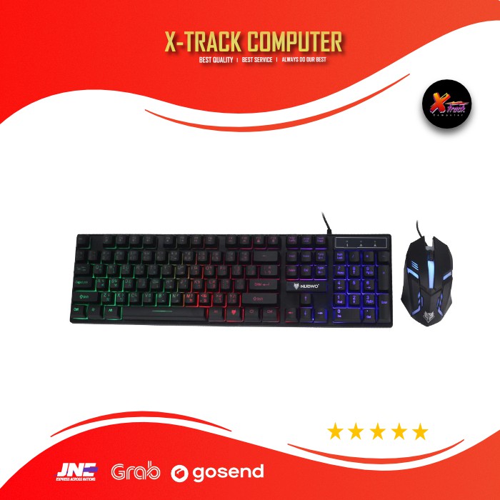 Keyboard Mouse Gaming Nubwo Savitar NKM-623 RGB