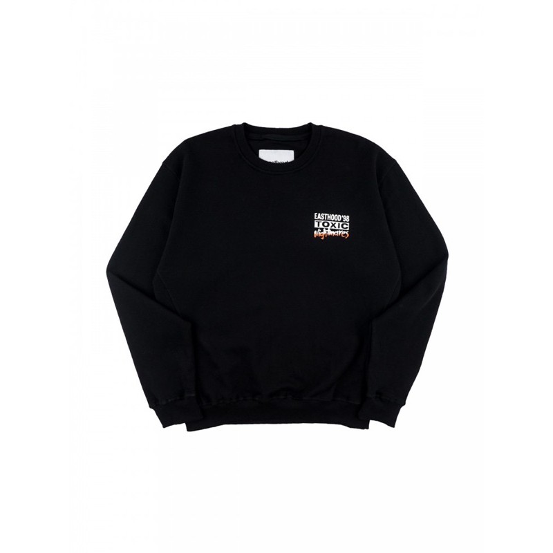 EASTHOOD - TOXIC BLACK CREWNECK ORIGINAL (PONTTE STORE)