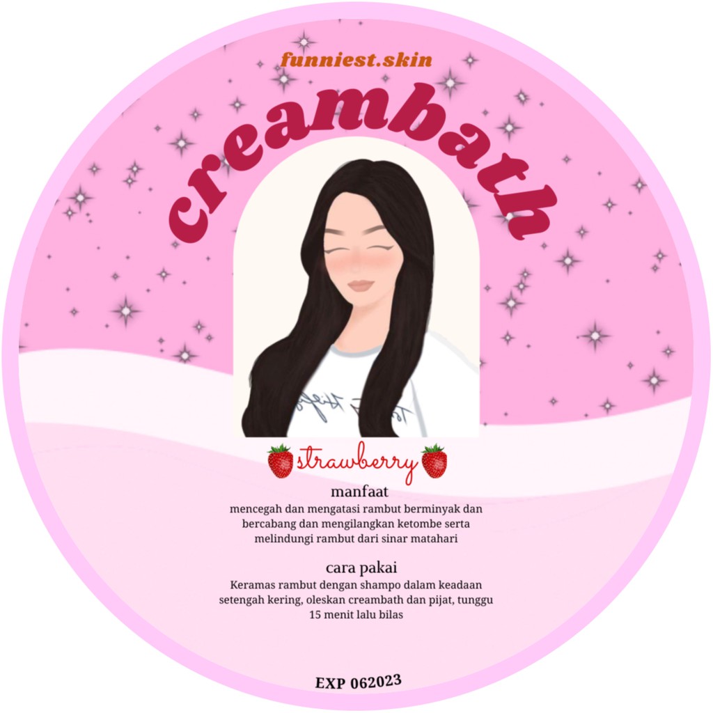 CREAMBATH RAMBUT ala salon VARIAN STRAWBERRY