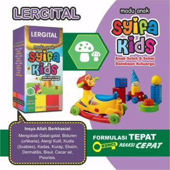 

Madu Anak Syifa Kids LERGITAL Alergi Dan Gatal N49