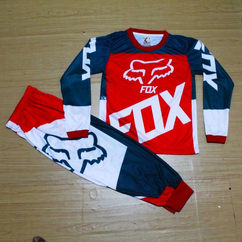 Setelan motor cross/baju motor cross anak murah