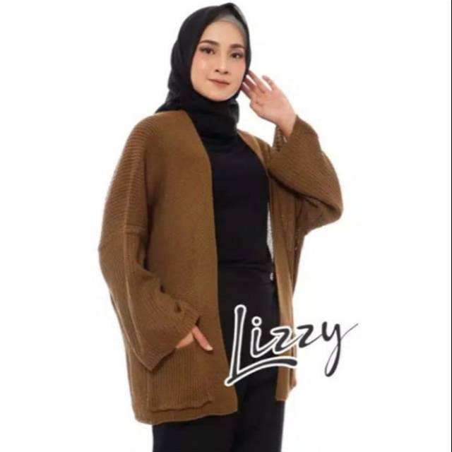 Cardigan lizzy rajut