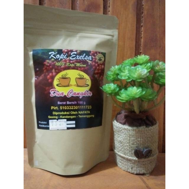 

Kopi Exelsa Bubuk Asli Temanggung Halal MUI