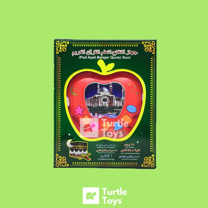 OBRAL Mainan Muslim Apple Learning Quran+Projector Lampu