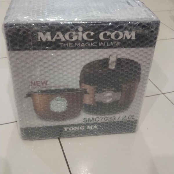 Magic Com / Rice Cooker Yongma YMC 703 Kapasitas 2 Liter Stainless