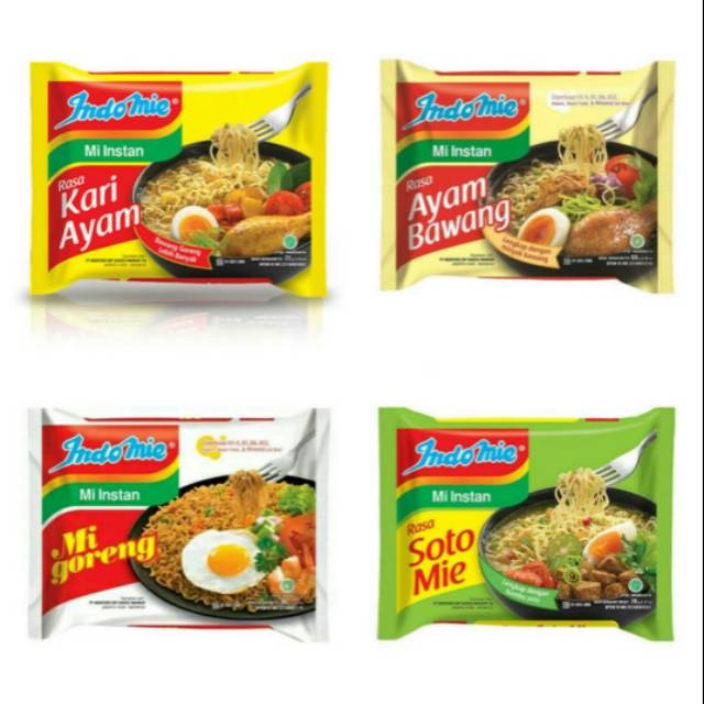 

Paket isi 5 pcs Indomie Mie Instan