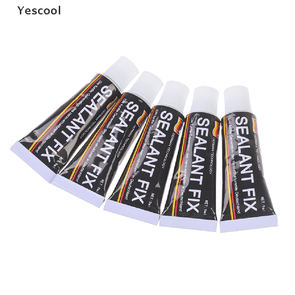 Yescool 5PCS Lem Super Kuat Instan Untuk Memperbaiki Kacametalmarmer