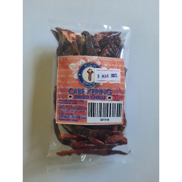 

Cabe kering rich 20 gr chili dried