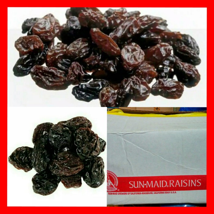 

MURAH kismis sun maid, raisins sunmaid repack 250gr