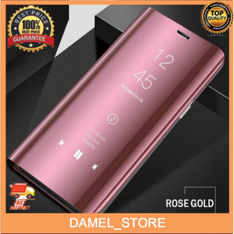 CASE MIRROR FOR SAMSUNG J4 2018, J6 2018, A7 2018, A8 2018, A8 PLUS, CLEAR VIEW FLIP COVER MIRROR