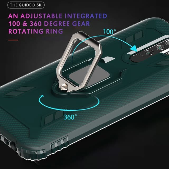 XIAOMI REDMI 9 SOFT CASE CARBON RING HOLDER