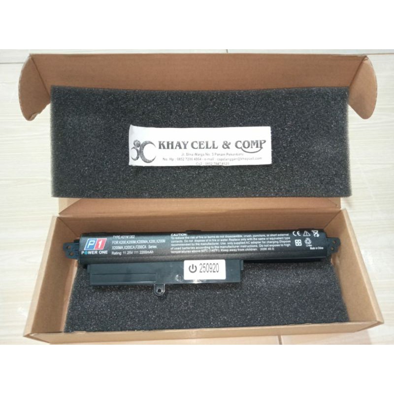 Baterai Laptop Asus Original X200, X200C, X200CA, X200M, X200MA