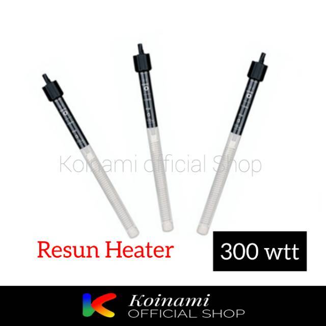 RESUN HEATER 200 WATT / 300 WAT/ Penghangat pemanas aquarium / karantina ikan sakit stres jamur kutu