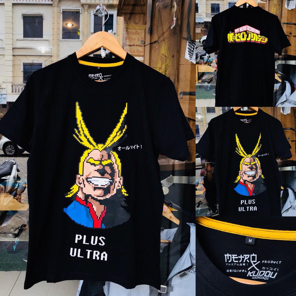 Tshirt All Might Pixel Art Boku no Hero Academia