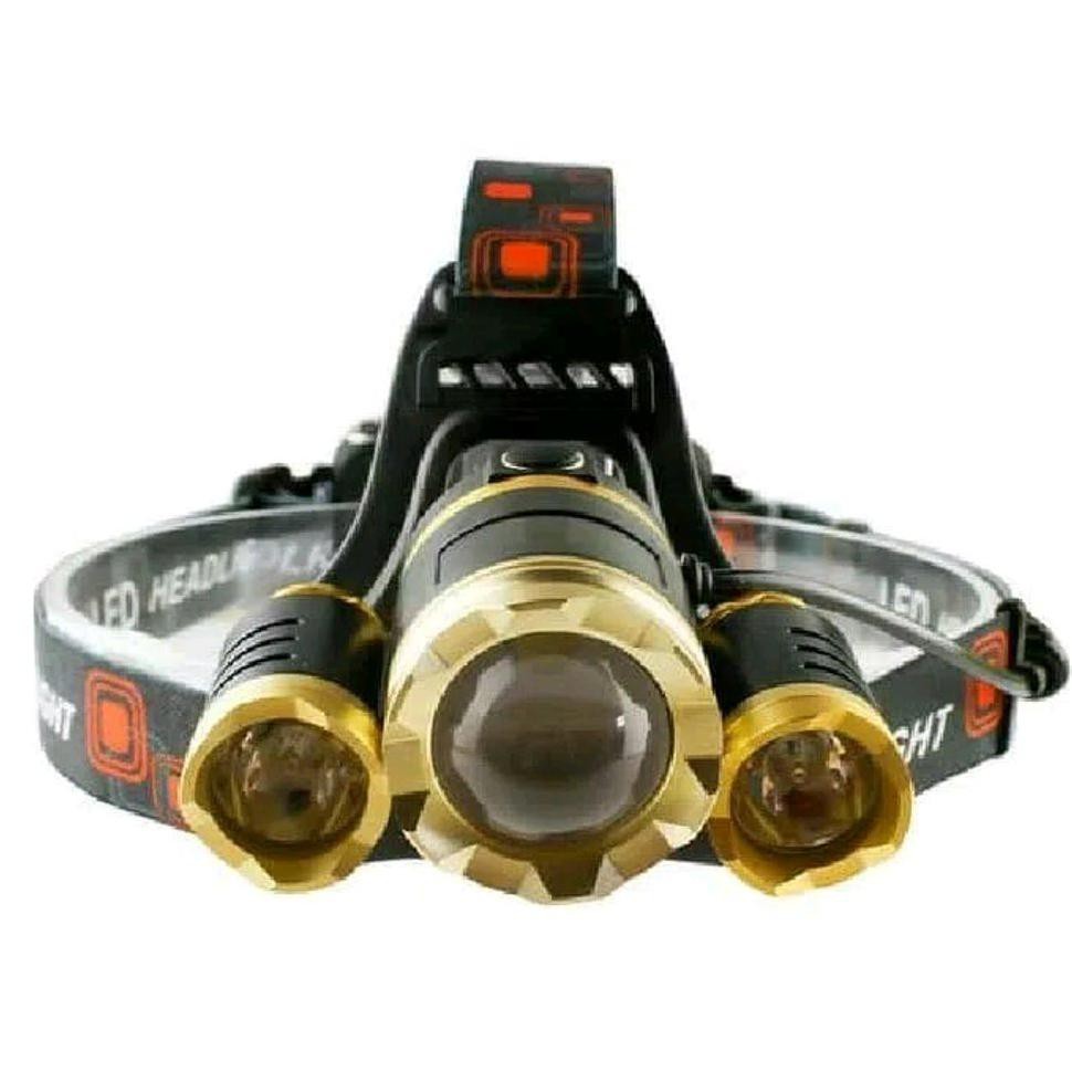 LED Headlamp Cree XML T6 10000 Lumens - Golden