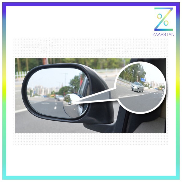 Kaca Spion Cembung Wide Angle 2 PCS - XYJ0027 - Silver